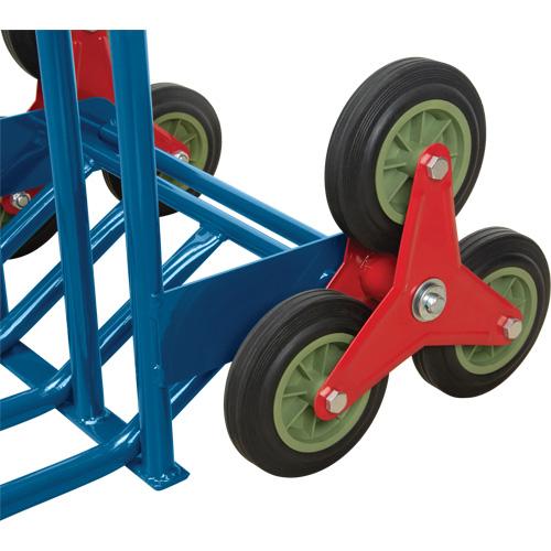 Stair Climbing Hand Truck, Steel Frame, 23-3/4" W x 45-5/8" H, 300 lbs. Capacity O-Max