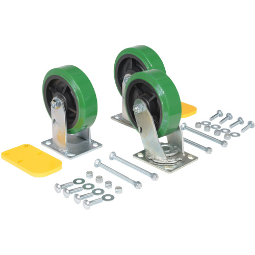 Ensemble de roulettes de tr&eacute;mie &agrave; basculement automatique s&eacute;rie H O-Max