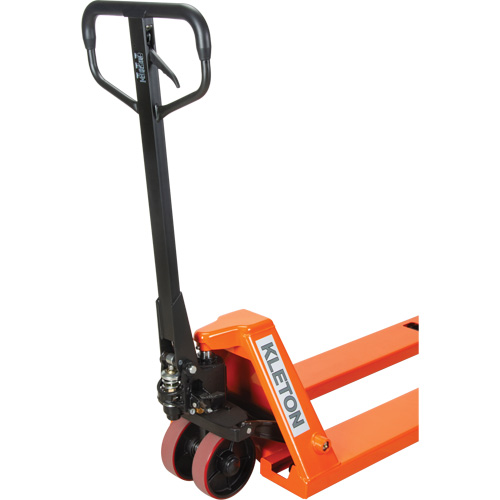 Quick-Lift Manual Pallet Truck, Steel, 36" L x 20.5" W, 5500 lbs. Capacity O-Max