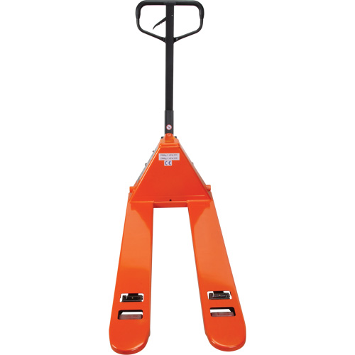 Quick-Lift Manual Pallet Truck, Steel, 36" L x 20.5" W, 5500 lbs. Capacity O-Max