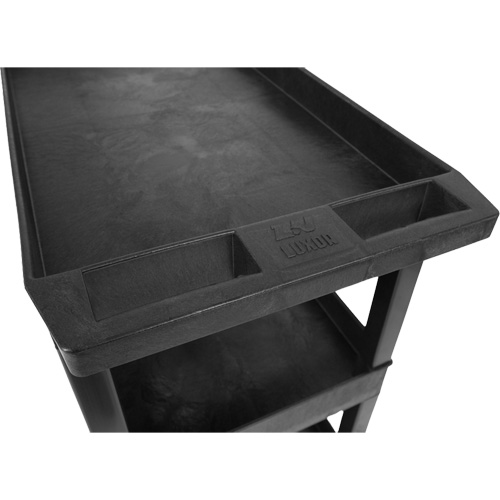 Tub Cart, 3 Tiers, 35-1/4" x 36-1/4" x 18", 300 lbs. Capacity O-Max