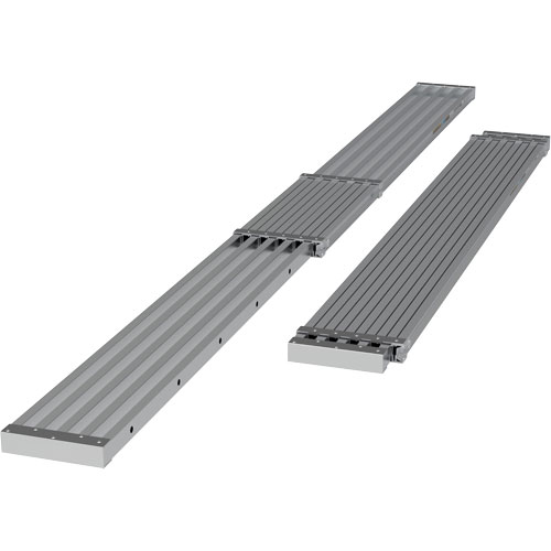 Planche de travail t&eacute;lescopique, 156" la x 12" pr, Capacit&eacute; de 250 lb, D&eacute;mont&eacute; O-Max
