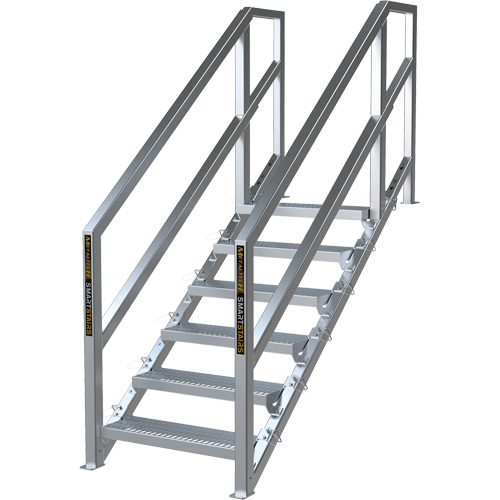 Syst&egrave;me d'escalier modulaire pour la construction de 6-10 marches SmartStairs, 75" ha O-Max