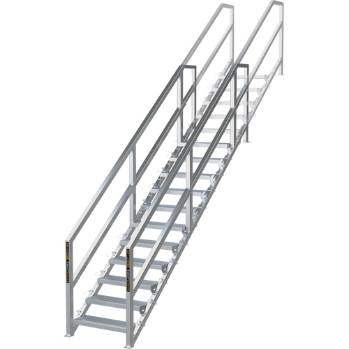 Syst&egrave;me d'escalier modulaire pour la construction de 11-16 marches SmartStairs, 120" ha O-Max