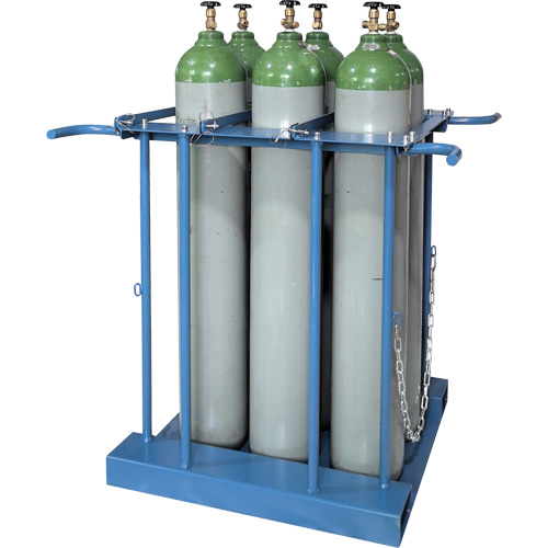 Support de rangement pour 6 cylindres pour chariot &eacute;l&eacute;vateur O-Max