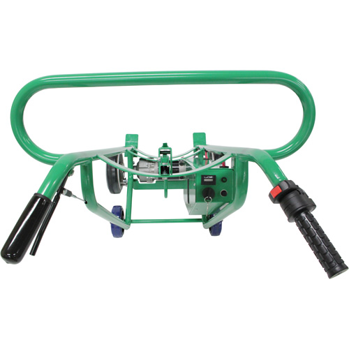 Powered Drum Hand Truck with Pneumatic Wheels O-Max