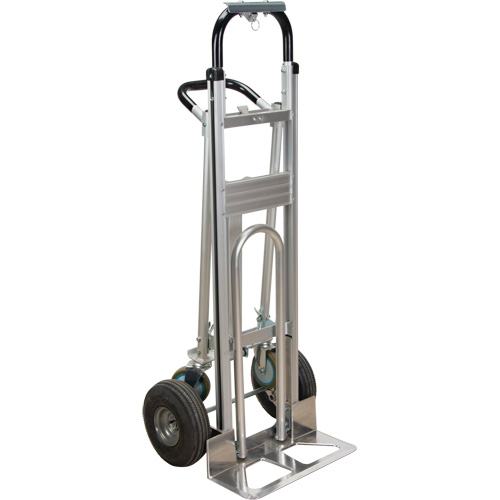 3-in-1 Convertible Hand Truck, Aluminum, 600 lbs. Capacity O-Max