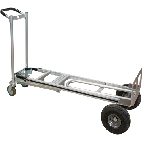 3-in-1 Convertible Hand Truck, Aluminum, 600 lbs. Capacity O-Max