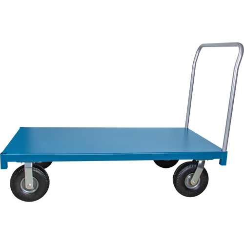 Outdoor Platform Truck, 72" L x 36" W, 1200 lbs. Capacity, Flat Free Casters O-Max
