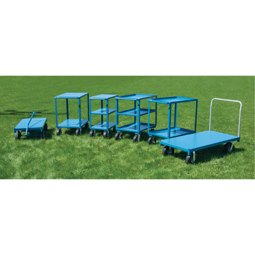 Outdoor Platform Truck, 72" L x 36" W, 1200 lbs. Capacity, Flat Free Casters O-Max