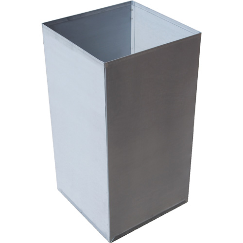 Steel Waste Containers, 28 US gal. O-Max