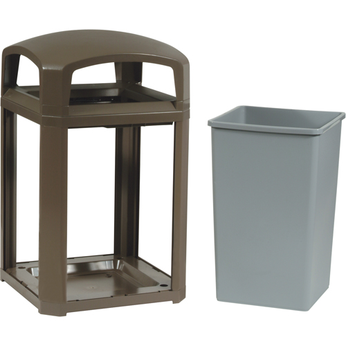 Cadre pour contenant Landmark Series Classique a/enveloppe rigide, Acier galvanis&eacute;, 35 gal. US O-Max