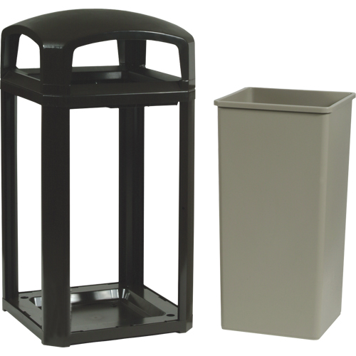 Cadre pour contenant Landmark Series Classique a/enveloppe rigide, Plastique, 50 gal. US O-Max