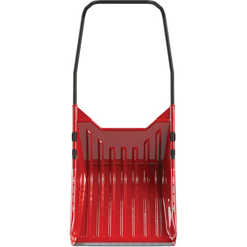 60L Sleigh Snow Shovel, Polypropylene Blade, Wearstrip Included O-Max
