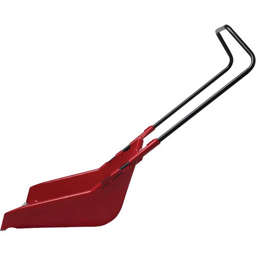 60L Sleigh Snow Shovel, Polypropylene Blade, Wearstrip Included O-Max