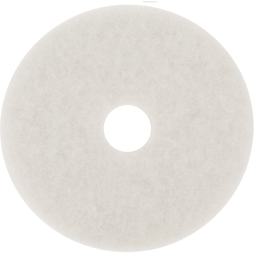 Tampon de polissage pour planchers, 20", Polissage, Blanc O-Max