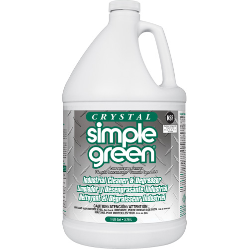 Nettoyant et d&eacute;graissant industriel Crystal Simple Green , 1 gal., Cruche O-Max