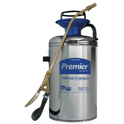 Premier Series Pro Sprayer, 2 gal. (7.6 L), Stainless Steel, 12" Wand O-Max