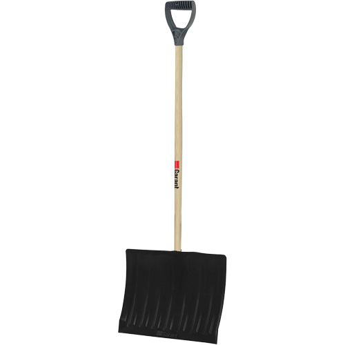 Nordic Snow Shovel, Polypropylene Blade, 17-3/4" Wide, D-Grip Handle O-Max