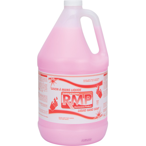 Pink Lotion Hand Soap, Liquid, 4 L, Scented O-Max