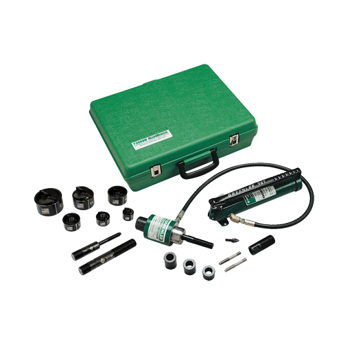 Ensemble de poinçonnage avec pompe manuelle et poinçons Slug-Buster O-Max