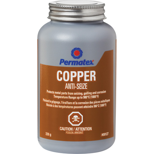 Antigrippant au cuivre, 227 g, Canette &agrave; dessus brosse, 1800°F (982°C) Temp&eacute;rature max. O-Max