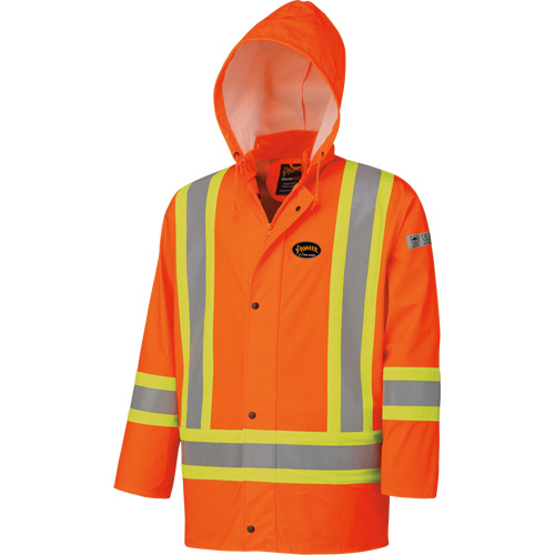 5892 Veste FR imperm&eacute;able haute visibilit&eacute;, 2T-Grand, Orange haute visibilit&eacute; O-Max