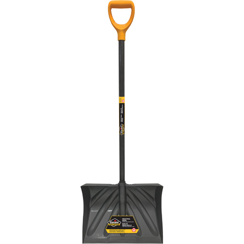 Pro Snow Shovel, Polypropylene Blade, 13-1/2" Wide, D-Grip Handle O-Max