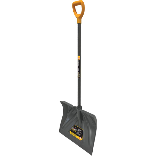 Pro Snow Shovel, Polypropylene Blade, 13-1/2" Wide, D-Grip Handle O-Max