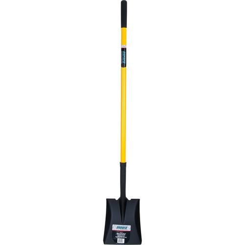 Square Point Shovels, Fibreglass, Tempered Steel Blade, Straight Handle, 48" Long O-Max