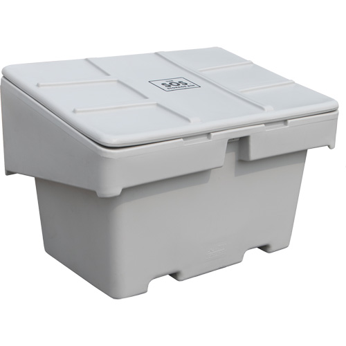 Salt Sand Container SOS, 48" x 33" x 34", 18.5 cu. Ft., Grey O-Max