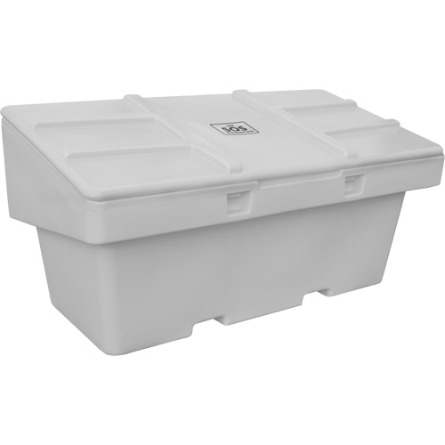 Salt Sand Container SOS, With Hasp, 72" x 36" x 36", 36 cu. Ft., Grey O-Max