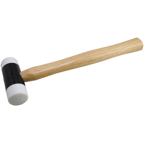 Marteau &agrave; frappe douce, Poids de la t&ecirc;te 14 oz, Face Ordinaire, Prise Bois, 11-5/8" lo O-Max