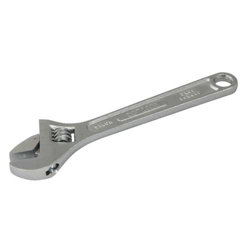Adjustable Wrench, 12" L, 1-1/2" Max Width, Chrome O-Max