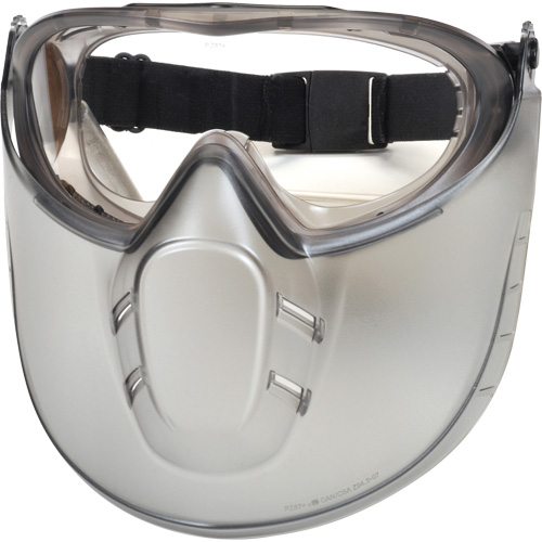 Lunettes de s&eacute;curit&eacute; Capstone Shield avec &eacute;cran facial amovible, Lentille Transparent, Antibu&eacute;e, Ventilation Directe/Ferm&eacute; O-Max