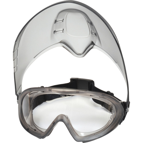 Lunettes de s&eacute;curit&eacute; Capstone Shield avec &eacute;cran facial amovible, Lentille Transparent, Antibu&eacute;e, Ventilation Directe/Ferm&eacute; O-Max