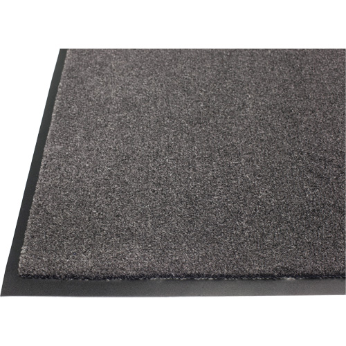 Poly-Tuft Matting, Wiper, 3' x 60' x 5/16", Charcoal O-Max