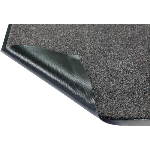Poly-Tuft Matting, Wiper, 3' x 60' x 5/16", Charcoal O-Max
