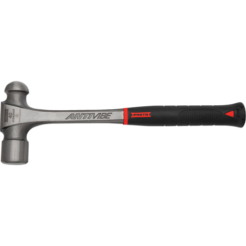 Anti-Vibe&reg; Ball Pein Hammer, 40 oz. Head Weight, Polished Face, Cushion Handle O-Max