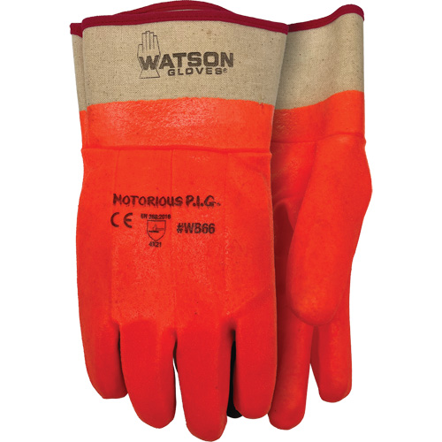 Gants Notorious P.I.G., Taille unique, R&ecirc;vetement Nitrile/PVC, Enveloppe en Jersey O-Max