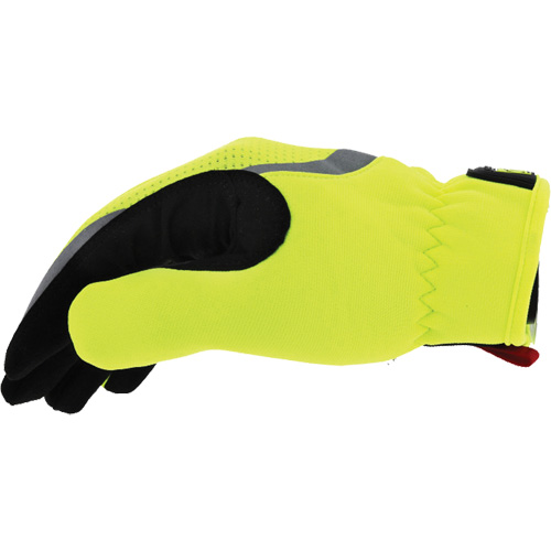 Gants de travail FastFit &agrave; haute visibilit&eacute;, Paume Synth&eacute;tique, Taille Moyen/9 O-Max