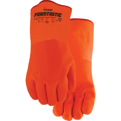 Gants Foamtastic, Taille unique, R&ecirc;vetement PVC, Enveloppe en Mousse O-Max