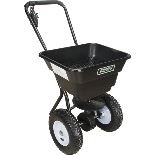 Broadcast Spreader, 11000 sq. ft., 50 lbs. capacity O-Max
