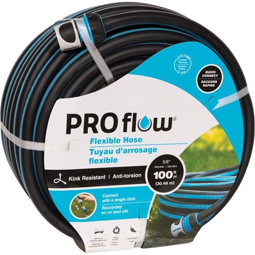 Boyau flexible, Plastique, 5/8" dia x 50' O-Max