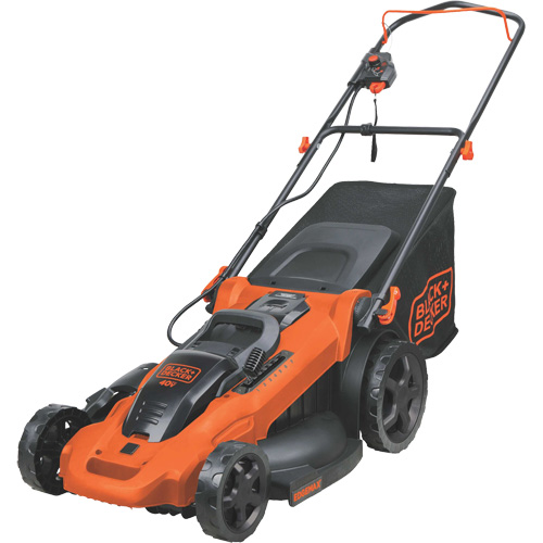 40V Max* Cordless Lawn Mower Kit, Push Walk-Behind, Battery Powered, 20" Cutting Width O-Max