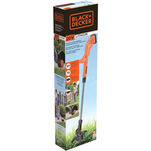 Max* Cordless String Trimmer/Edger Kit, 10", Battery Powered, 20 V O-Max