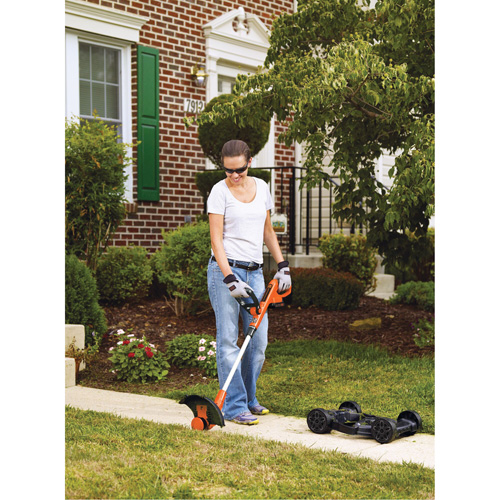 20V Max* Cordless 3-in-1 Compact Mower Kit, Push Walk-Behind, Battery Powered, 12" Cutting Width O-Max