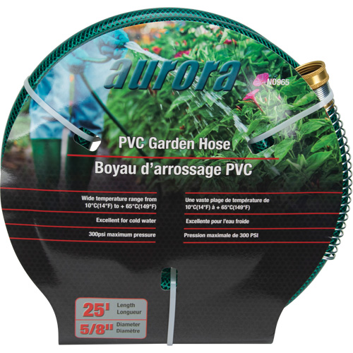 Garden Hose, PVC, 5/8" dia. x 25' O-Max