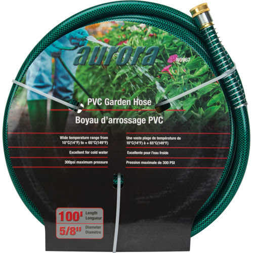 Garden Hose, PVC, 5/8" dia. x 100' O-Max