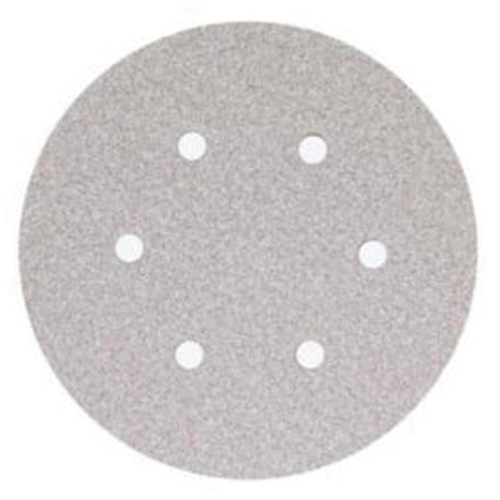 Paper Hook & Loop Vacuum Discs, 6" Dia., 280 Grit, Aluminum Oxide, B-Weight O-Max